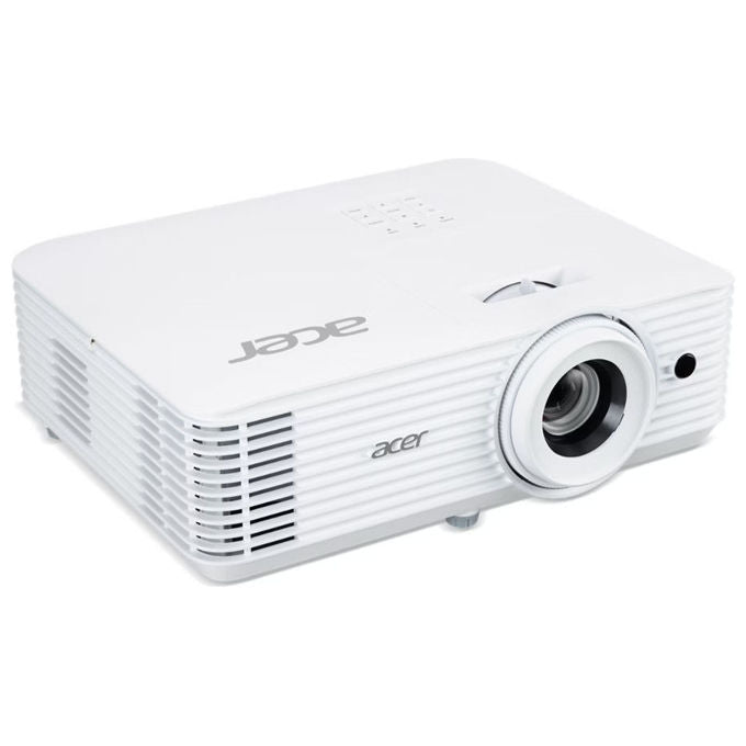 ACER videoproiettore X1827, 4K UHD, 4000 ANSI lumen, DLP, altoparlante 10 W, HDMI 2.0, keystone automatico, bianco
