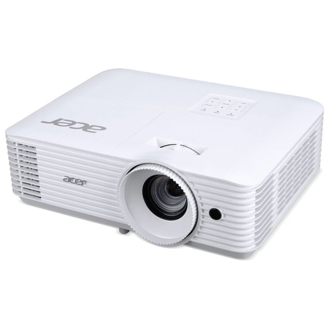 ACER P1258i videoproiettore DLP, XGA 1024x768, 4800 ANSI lumen, Wi-Fi, correzione trapezoidale automatica, Bianco