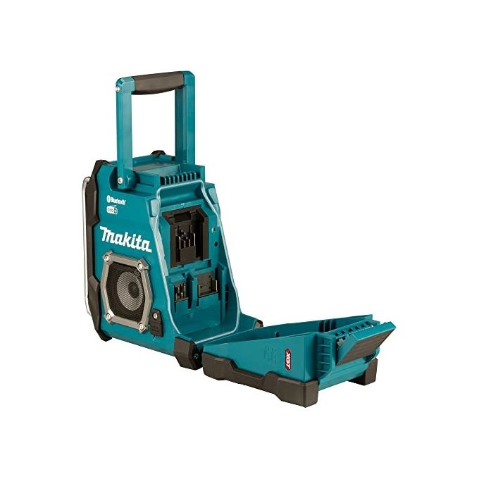 Makita MR004G Radio da Cantiere con Radio DAB+ FM Bluetooth Altoparlanti Stereo 40Vmax colore Nero Verde
