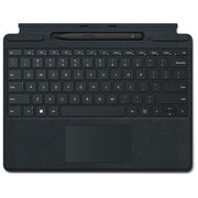 Microsoft 8X8-00150 Tastiera Signature per Surface Pro con Slim Pen 2 Alcantara Touchpad Retroilluminata compatibile Surface Pro 8 9 10 colore Nero