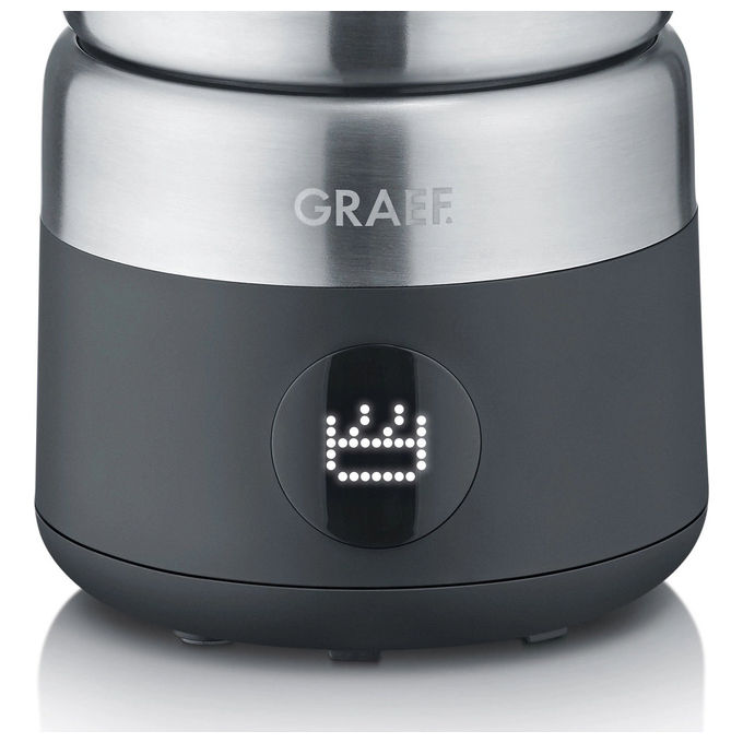 Graef MS802EU Montalatte 5 funzioni Caldo e Freddo Capacita' schiumatura 250 ml Capacita' riscaldamento 400 ml Materiale ciotola in vetro colore Nero