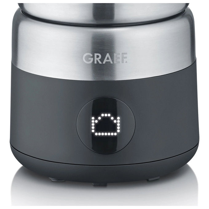 Graef MS802EU Montalatte 5 funzioni Caldo e Freddo Capacita' schiumatura 250 ml Capacita' riscaldamento 400 ml Materiale ciotola in vetro colore Nero