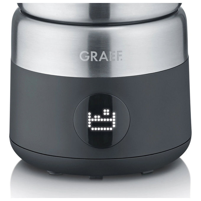 Graef MS802EU Montalatte 5 funzioni Caldo e Freddo Capacita' schiumatura 250 ml Capacita' riscaldamento 400 ml Materiale ciotola in vetro colore Nero