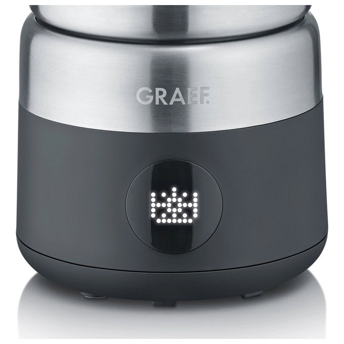 Graef MS802EU Montalatte 5 funzioni Caldo e Freddo Capacita' schiumatura 250 ml Capacita' riscaldamento 400 ml Materiale ciotola in vetro colore Nero