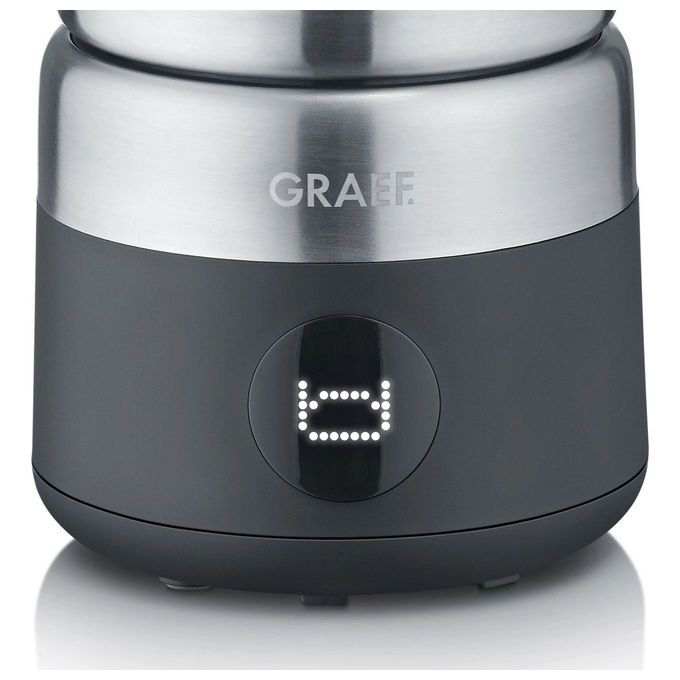 Graef MS802EU Montalatte 5 funzioni Caldo e Freddo Capacita' schiumatura 250 ml Capacita' riscaldamento 400 ml Materiale ciotola in vetro colore Nero