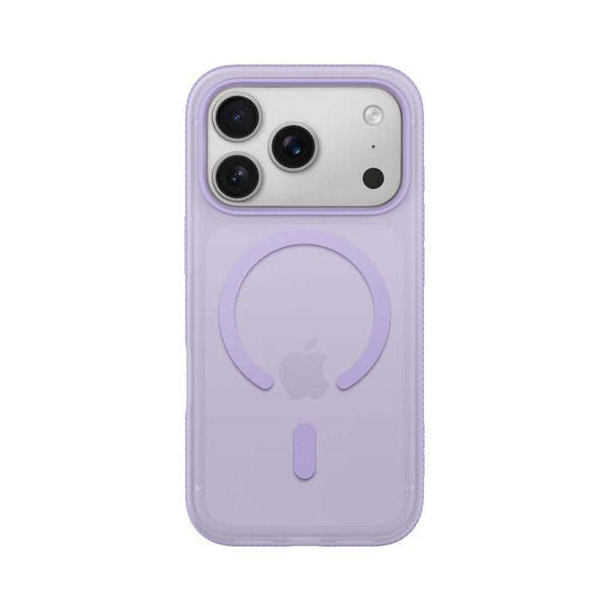 Belkin MSA035HQLV SheerForce Grip Custodia Protettiva Antiscivolo Compatibile con Ricarica Wireless e MagSafe Realizzata con Materiali Riciclati colore Lavanda