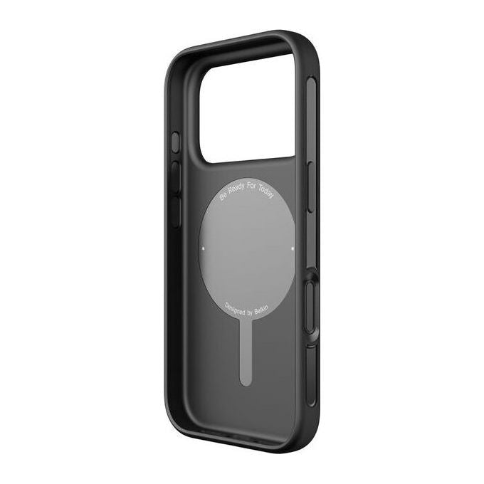 Belkin MSA040HQBK SheerForce custodia per cellulare Cover compatibile con iPhone 17 Pro Max resistente alle cadute fino a 4 m con ricarica wireless e compatibilita' MagSafe colore Nero