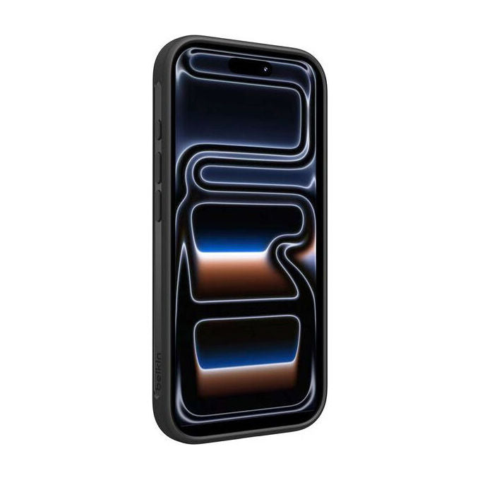 Belkin MSA040HQBK SheerForce custodia per cellulare Cover compatibile con iPhone 17 Pro Max resistente alle cadute fino a 4 m con ricarica wireless e compatibilita' MagSafe colore Nero