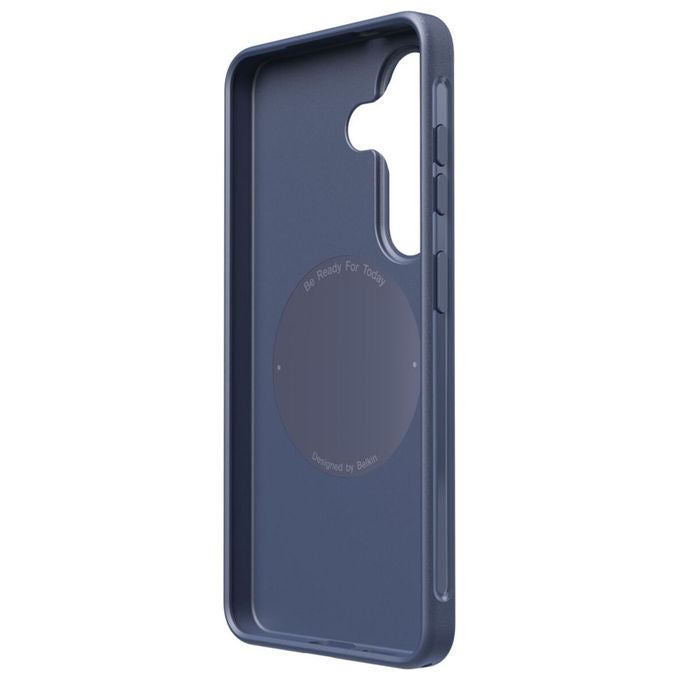 Belkin MSB015HQNY Custodia Cover Compatibile con MagSafe Resistente agli urti e alle cadute fino a 4 m 75% materiali riciclati colore Blu marino