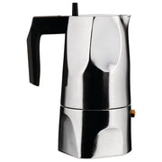 Alessi MT18-3 Caffettiera Espresso Ossidiana 3 Tazze 15 cl colore Nero