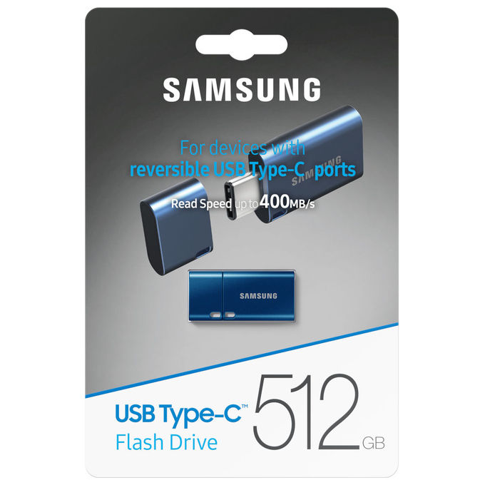 Samsung, Memoria Flash USB, 512 GB, Tipo-C 3.2 Gen 1, Blu