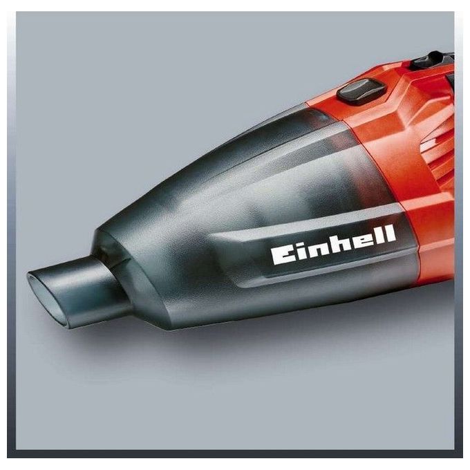 Einhell TE-VC 18 LI SOLO Aspirapolvere Portatile a Batteria Senza Sacchetto 18V 4200 Pa 0,54 L colore Nero Rosso