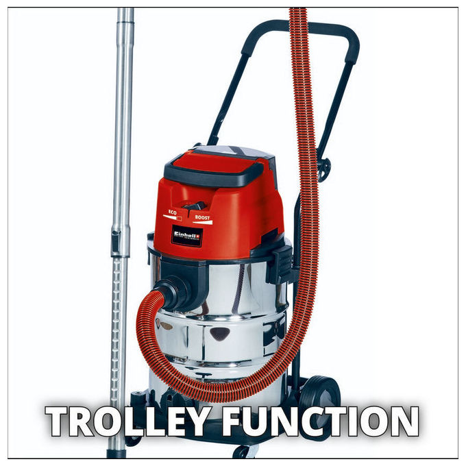 Einhell Bidone Aspira Solidi E Liquidi A Batteria Te-Vc 36-30 Li (Batteria Non Inclusa)