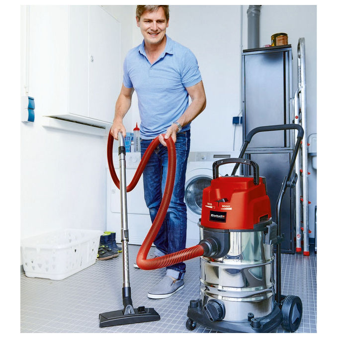 Einhell Bidone Aspira Solidi E Liquidi A Batteria Te-Vc 36-30 Li (Batteria Non Inclusa)