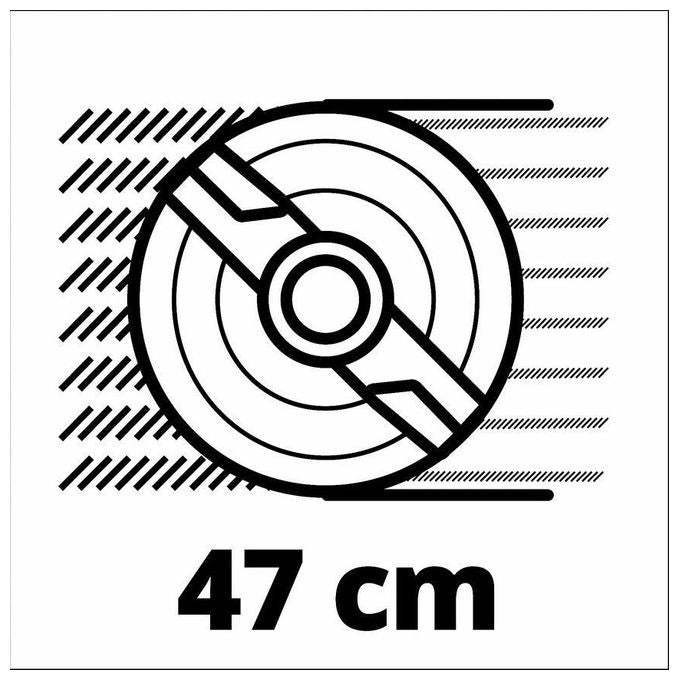 Einhell Tagliaerba A Batteria Ge-Cm 36-47 S Hw Li (4 batterie incluse)