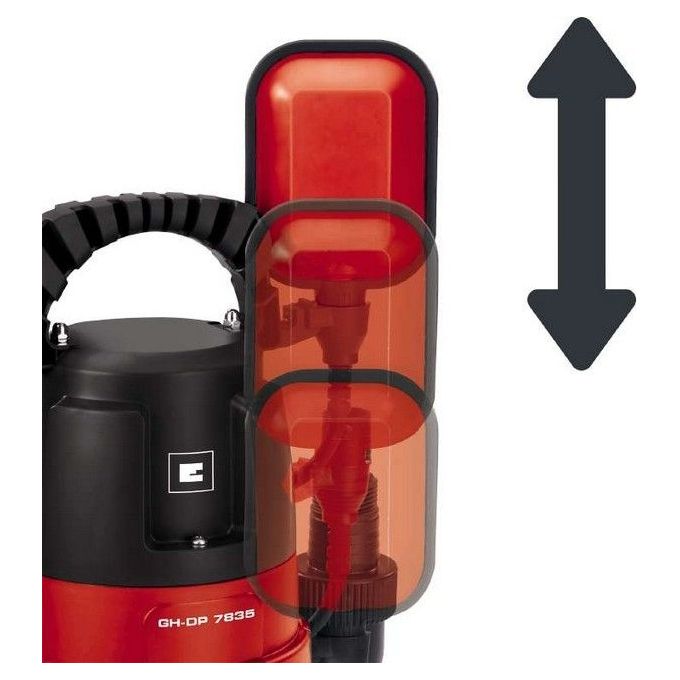 Einhell Pompa Acque Scure GC-DP 7835 Soluzione Potente e Robusta per Svuotamento di Laghetti Pozzi e Cantine