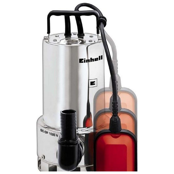 Einhell Pompa Acque Scure GC-DP 1020 N Elettropompa per Acqua con Portata Massima 18000 l-h e Profondita' Immersione 5 m