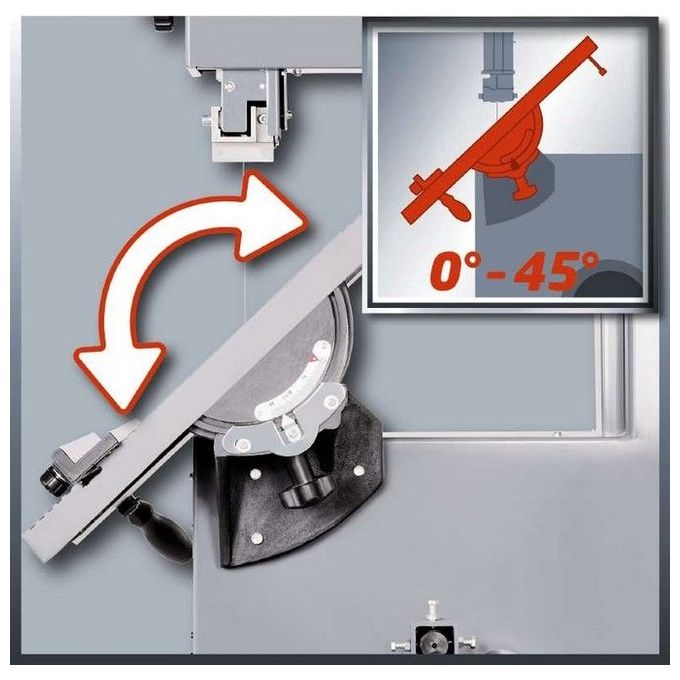 Einhell Sega A Nastro TC-SB 305 U con Banchetto Potente e Versatile per Fai da Te e Lavorazioni in Legno