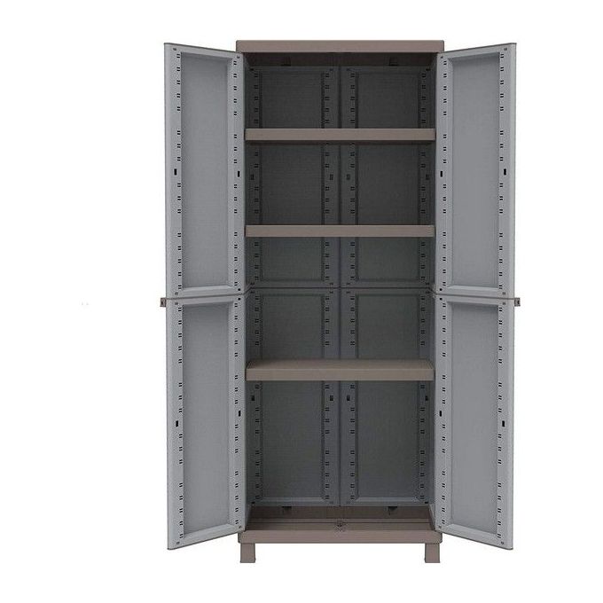 Terry Store-Age, Armadietto C-Rattan 2680, 2 Ante, 3 Ripiani, Effetto Rattan