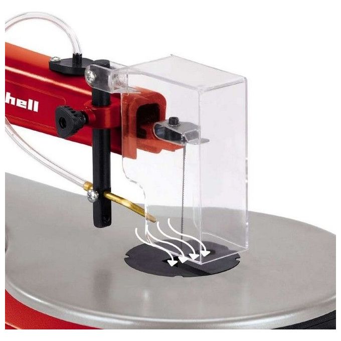 Einhell Traforo Sega Oscillante Elettrico TC-SS 406 E per Hobby e Modellismo con Piano Inclinabile e Sistema di Aspirazione Integrato