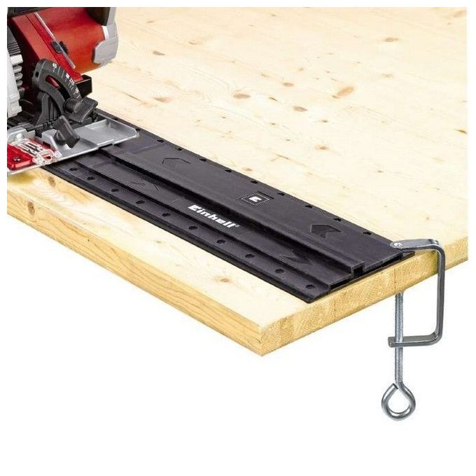 Einhell 4331010 TE-CS 165 Sega circolare manuale 1200 W 165 mm 5500 giri-min con guida parallela e adattatore aspirazione polvere colore Grigio