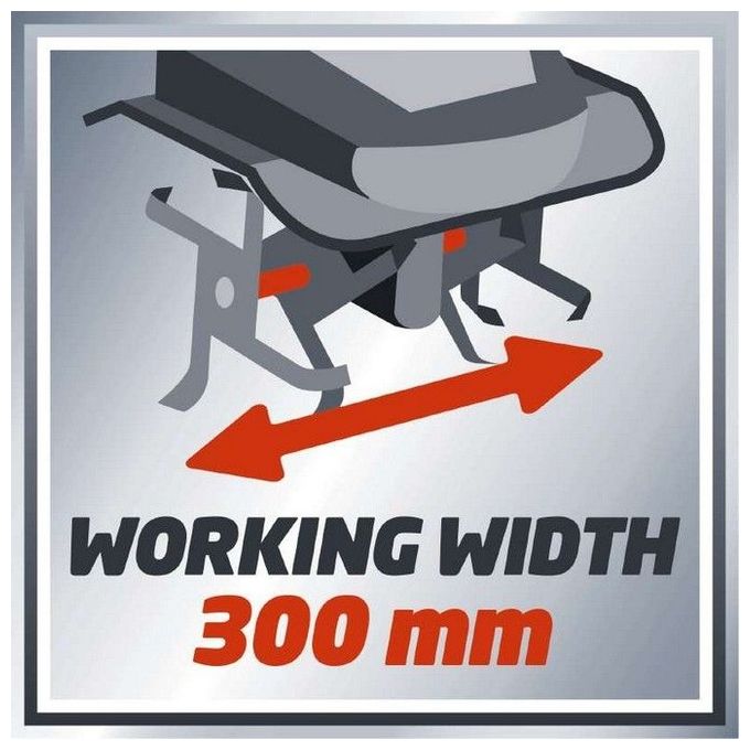 Einhell Zappatrice Elettrica GC-RT 7530 Potente e Maneggevole per Rivoltare il Suolo con Sicurezza e Efficienza