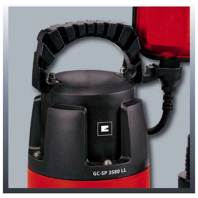 Einhell Elettropompa Acqua Chiare 350W Gc-Sp3580Ll per Giardino con Potenza 8000 l-h e Cavo Elettrico di 10 Metri