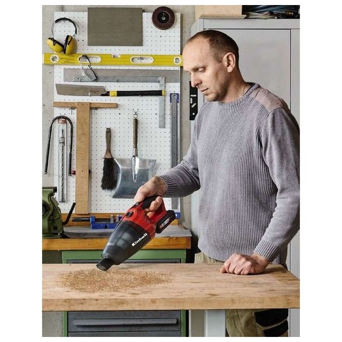 Einhell TE-VC 18 LI SOLO Aspirapolvere Portatile a Batteria Senza Sacchetto 18V 4200 Pa 0,54 L colore Nero Rosso