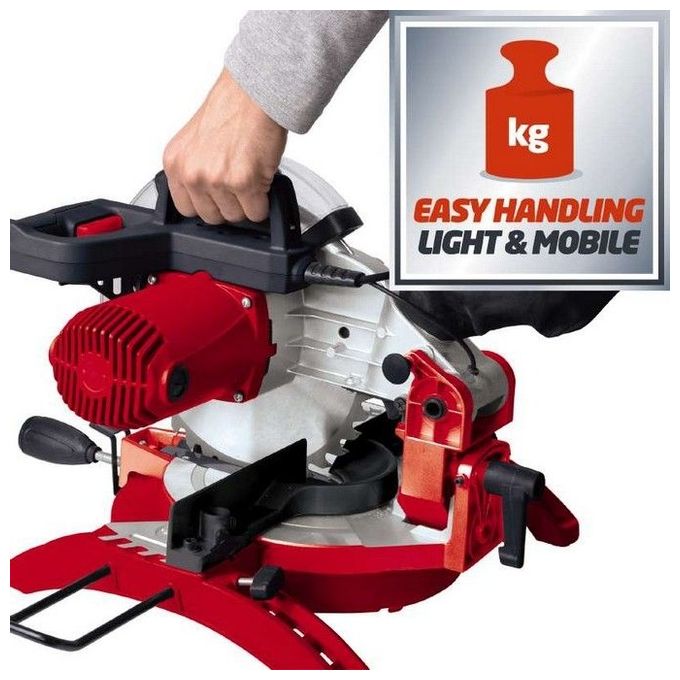 Einhell Troncatrice Tc-Ms 2513 per Seghe a Nastro Fai da Te con Lama di Precisione e Piano Girevole Settabile
