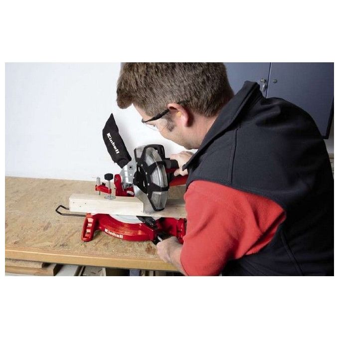 Einhell Troncatrice Tc-Ms 2513 per Seghe a Nastro Fai da Te con Lama di Precisione e Piano Girevole Settabile