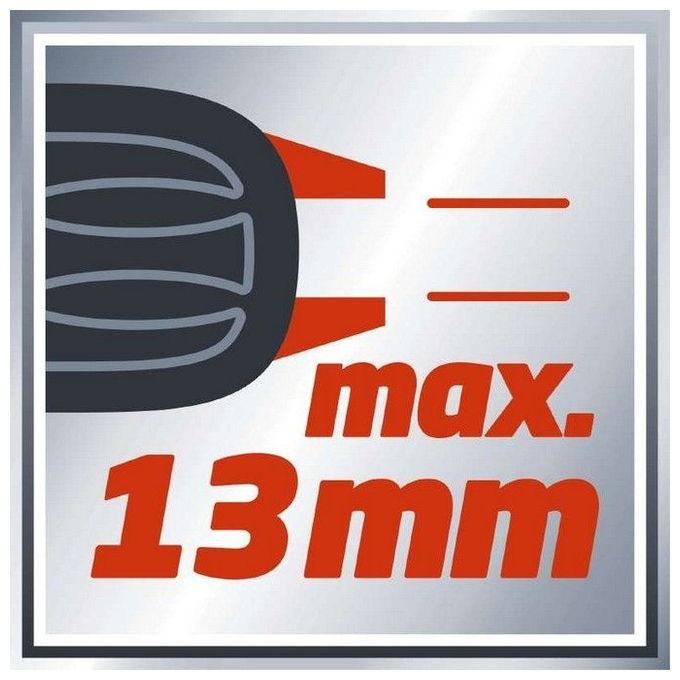 Einhell TE-ID 500 E Trapano a Percussione 550W 3000 rpm Mandrino Senza Chiave Foratura Legno 25mm Acciaio 8mm colore Rosso