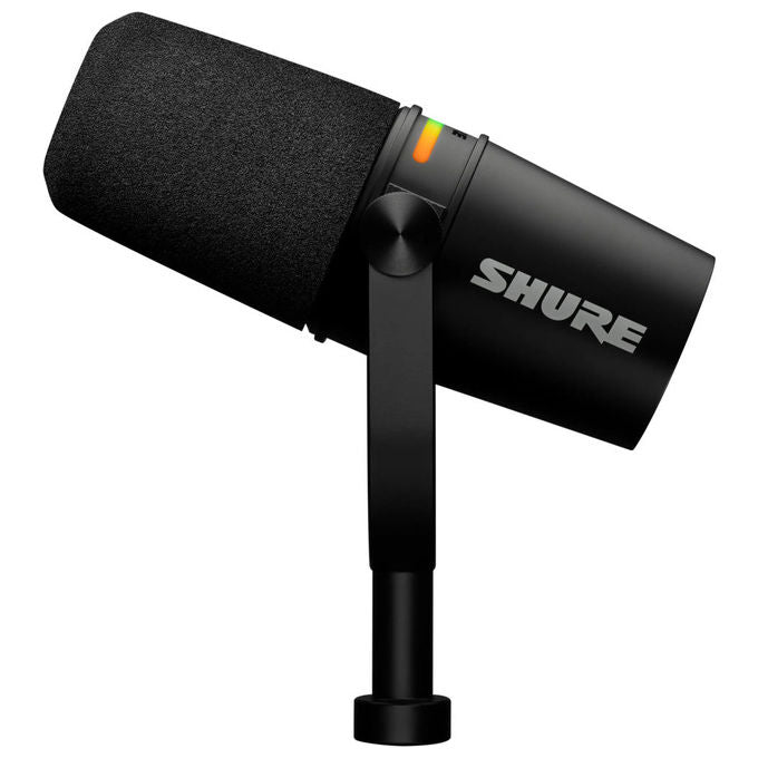 Shure MV7+-K Microfono per Podcast USB e XLR con Monitoraggio in Tempo Reale e Effetti DSP colore Nero