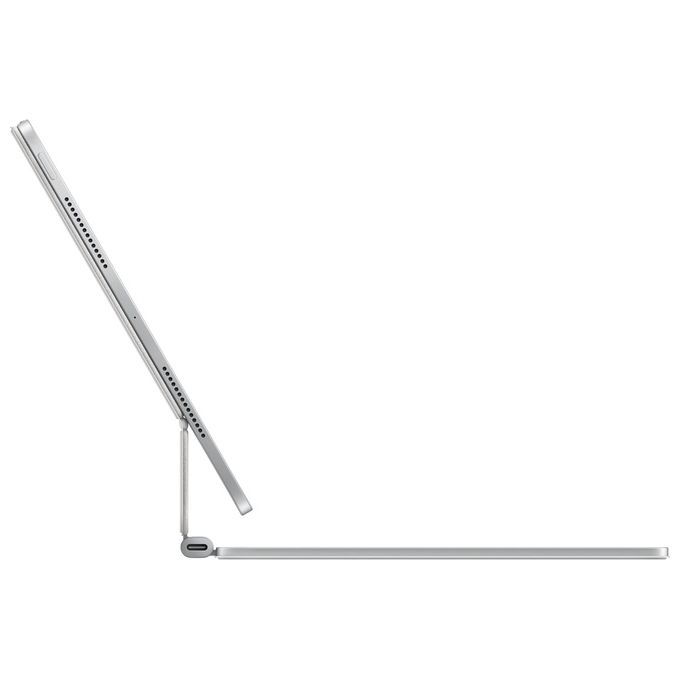 Apple MWR03T-A Magic Keyboard per iPad Pro 11'' con Trackpad Tasti Retroilluminati Meccanismo a Forbice 1 mm USB-C Ricarica Pass-Through colore Bianco