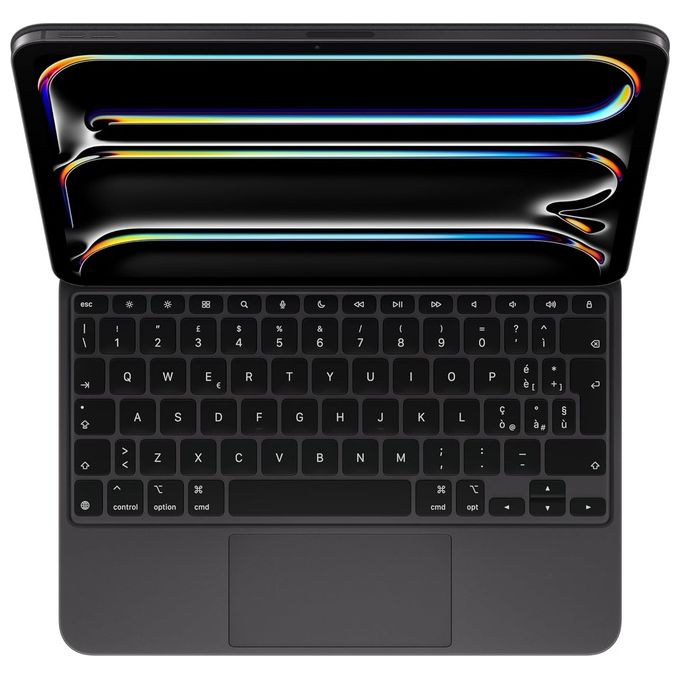 Apple MWR23T-A Magic Keyboard per iPad Pro 11'' con Trackpad Integrato Tasti Funzione Retroilluminati USB-C colore Nero