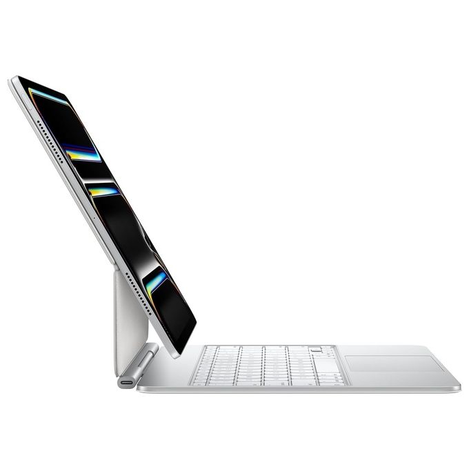 Apple MWR43T-A Magic Keyboard per iPad Pro 13'' con Trackpad Integrato e Tasti Funzione Italiano colore Bianco