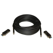 LINK LKHD80FM Cavo HDMI 2.0 AOC Fibra Ottica 80 metri Connettori Staccabili 4K60Hz HDR10 colore Nero