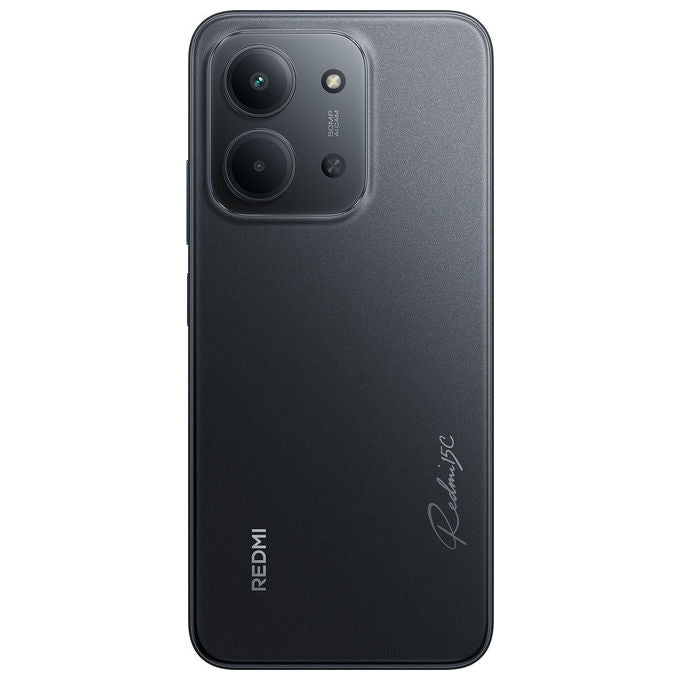 Xiaomi Redmi 15C Smartphone 4GB RAM 256GB 6.9'' 120Hz MediaTek Helio G81-Ultra 50MP 6000mAh 4G NFC colore Nero