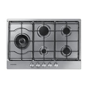 Samsung NA75M3130AS Piano cottura Gas 75 cm 5 Fuochi Tripla Corona 3800 W Griglie Smaltate colore Inox