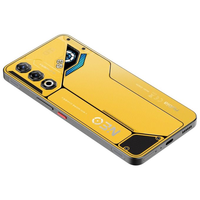ZTE NBNEO25GTYLW Nubia Neo 3 GT 5G Smartphone Gaming 6.8'' OLED 120Hz 12 GB RAM 256 GB Android 15 5G NFC colore Giallo