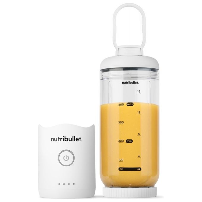 NutriBullet NBP013W Flex Frullatore Portatile 0.59 L Ricaricabile USB-C Tritaghiaccio colore Bianco