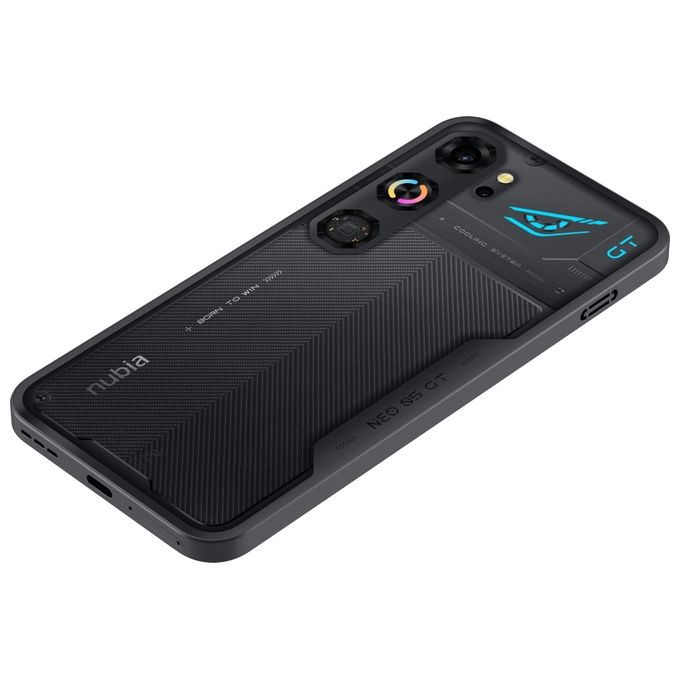 Nubia NEO 5 GT 5G Smartphone AMOLED 6.8'' 144Hz MediaTek Dimensity 7400 12GB 256GB Batteria 6210mAh 50MP Android 16 colore Nero