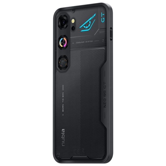 Nubia NEO 5 GT 5G Smartphone AMOLED 6.8'' 144Hz MediaTek Dimensity 7400 12GB 256GB Batteria 6210mAh 50MP Android 16 colore Nero