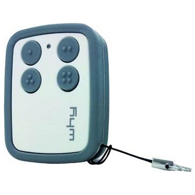 Sice 4790830 Why Evo Radiocomando Multifrequenza 4 Tasti AM FM Codici Fissi e Rolling Code Autoapprendimento colore Bianco