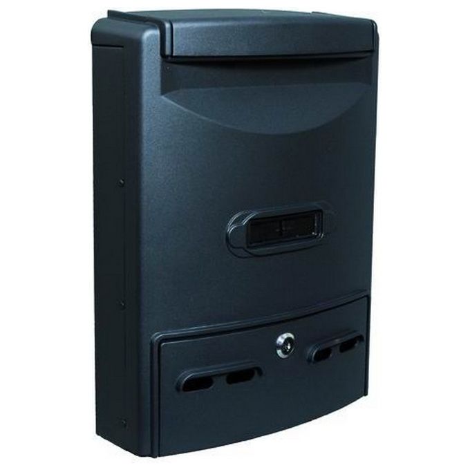 BLINKY 27285-20 Euro-Maxi Cassetta Postale da Esterno in Alluminio Anticorrosione 29x10x39 cm colore Nero
