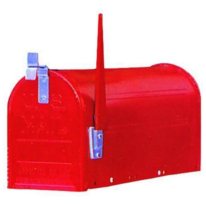 BLINKY 27292-15 Cassetta Postale America in Alluminio Anodizzato Senza Palo colore Rosso