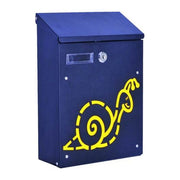 Blinky 27298-10 Lumaca Cassetta per Lettere in Acciaio 0.6 mm colore Nero