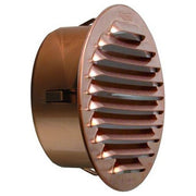 LA VENTILAZIONE Griglia Aerazione Tonda da Incasso in Rame con Rete in Alluminio Diametro 80 mm Passaggio Aria 28 cmq