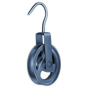 Vigor-blinky 2856019 Carrucola per Pozzo Gancio Acciaio Girella Ghisa Diametro 200 mm