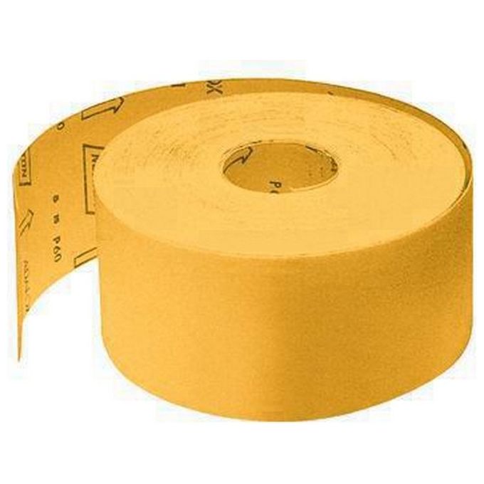 Norton 3184006 G131 Carta Spaziata in Corindone 115 mm x 50 m Grana 60 colore Giallo