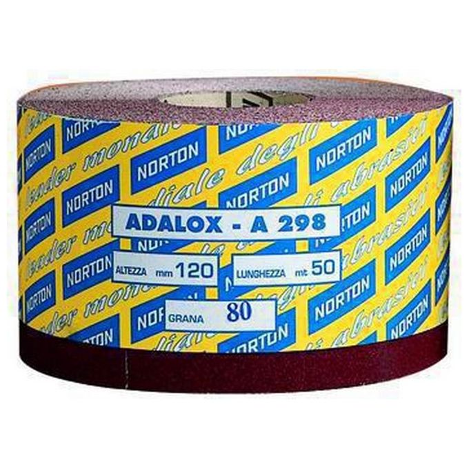 AG 25591 A298 Carta Abrasiva Universale Grana 80 Lunghezza 50 m Supporto Carta Medio Universale Legante Colla Naturale colore Assortito